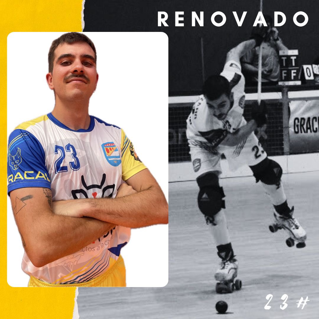 Carlos Manzano renueva por el Club Patín Alcorcón