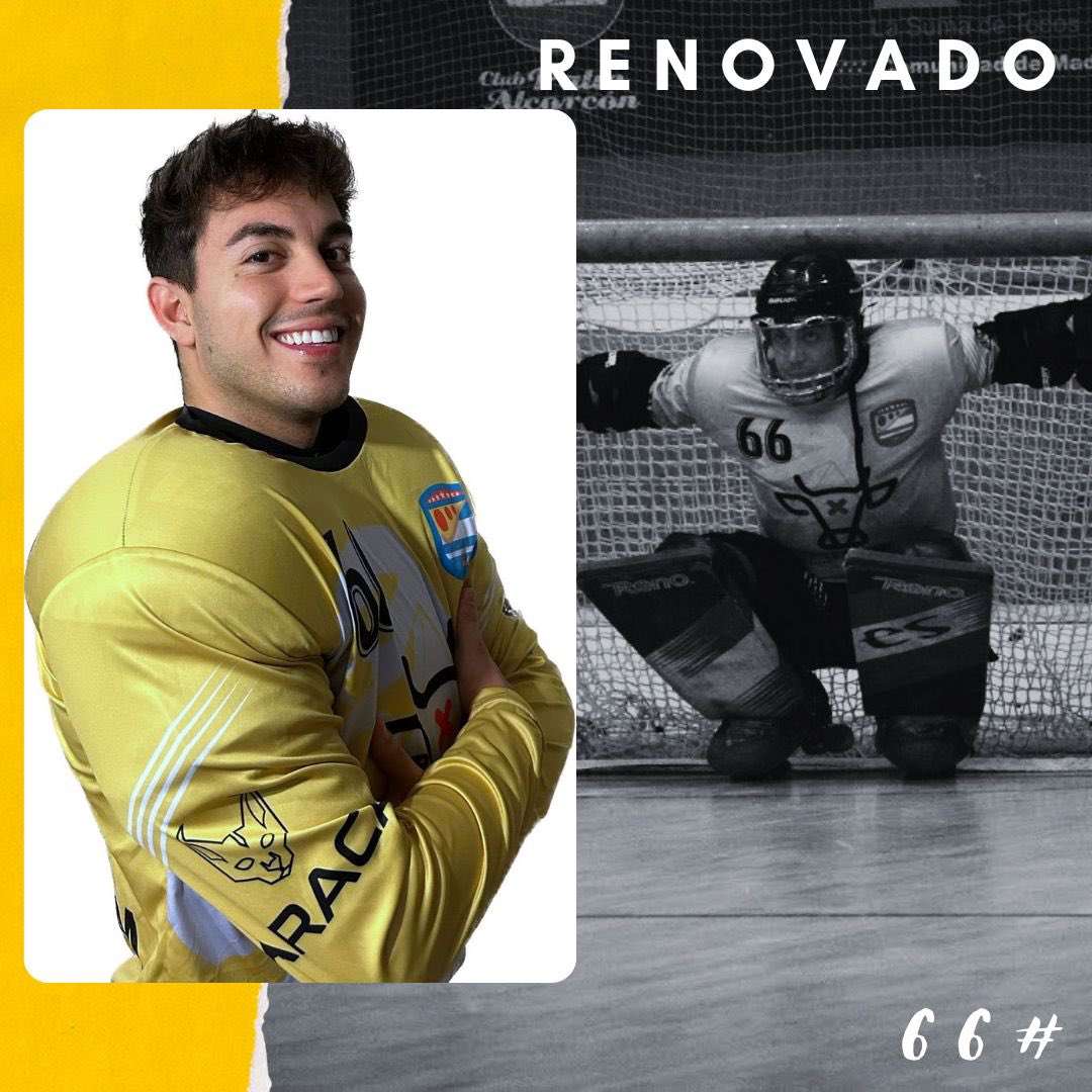 Jorge Mercado renueva por el Club Patín Alcorcón