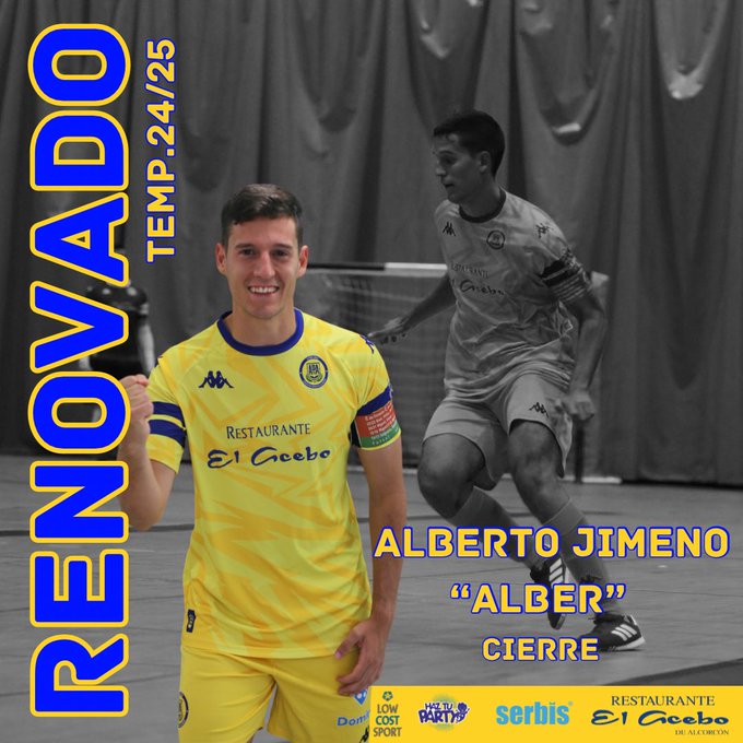 Alberto Jimeno renueva por el AD Alcorcón FS