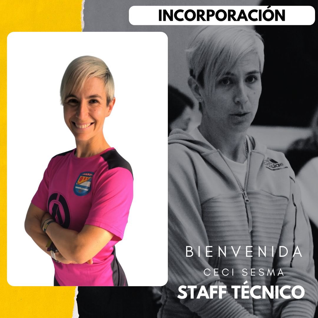 Ceci Sesma se une al staff técnico del Club Patín Alcorcón