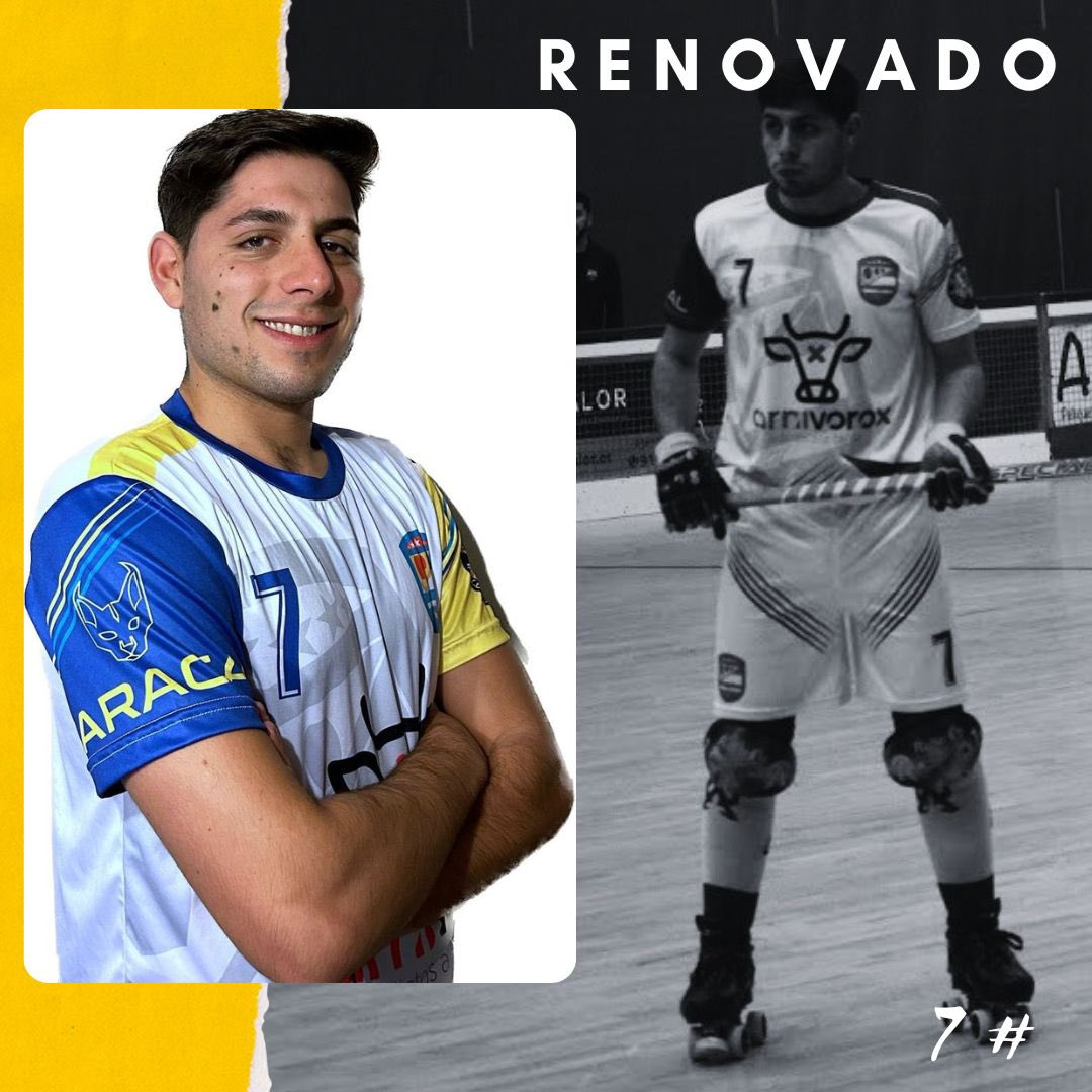 Adrián Mercado renueva por el Club Patín Alcorcón
