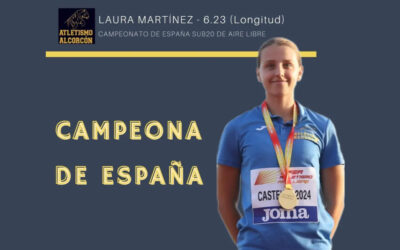 Laura Martínez campeona de España SUB20 en salto de longitud