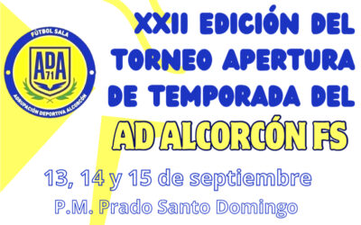 El club AD Alcorcón FS presenta la XXII edición del Torneo Apertura de pretemporada