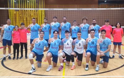 El CUV Alcorcón masculino celebra su primera victoria en casa tras cuatro temporadas de lucha y el femenino cae por la vía rápida ante Voleibol Fuentes