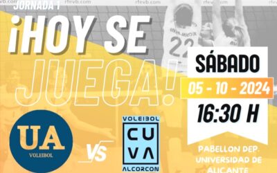 Comienza la competición nacional para los equipos del CUV Alcorcón