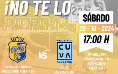 El CUV Alcorcón femenino se desplaza a Sevilla este sábado y el masculino recibe al AD Rivas en Los Cantos