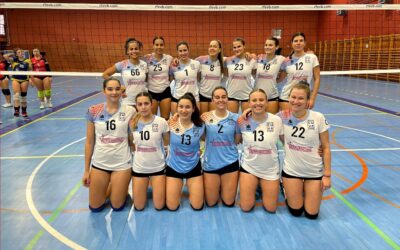 Victoria del CUV Alcorcón femenino ante el CV Fuenlabrada y del masculino ante el CV Parla