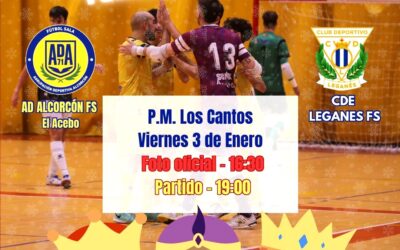 Hoy viernes se juega el Trofeo de Reyes de la AD Alcorcón Fútbol Sala con la tradicional foto del club