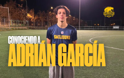 Conociendo a… Adrián García (Alcorcón Smilodons Flag)