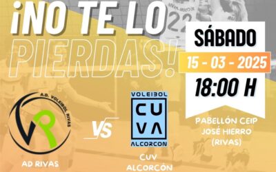 CUV Alcorcón femenino protagoniza un derbi madrileño en la sede de AD Rivas