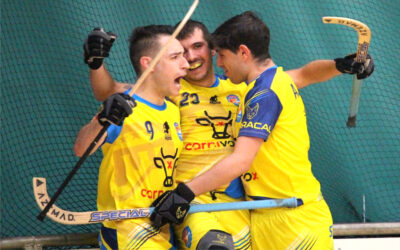 El Club Patín Alcorcón masculino saca carácter en el Camp del Ferro y firma un valioso empate que sabe a poco (3-3)