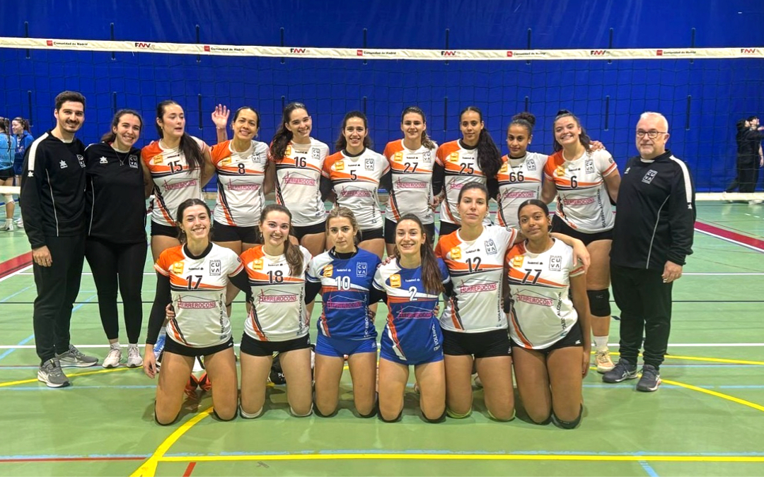 CUV Alcorcón femenino se lleva la victoria en el derbi con CV Coslada (0-3)